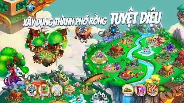 game bài offline - Rồng Hổ